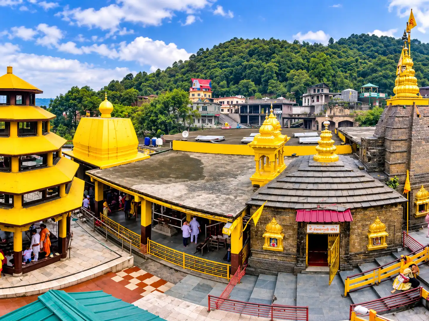 Baglamukhi Temple at Bankhandi in Kangra, Himachal Pradesh