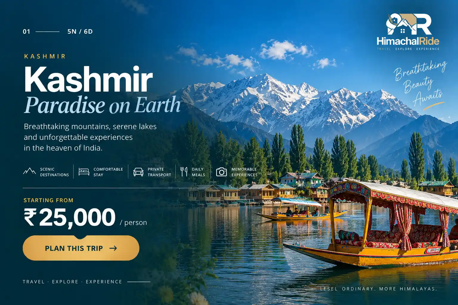 Kashmir tour package